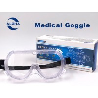 Anti-Chemicals Anti Fog Medical Safety Goggles Clear Lens Comfortable Clear Eye Protective Medical Use Goggles